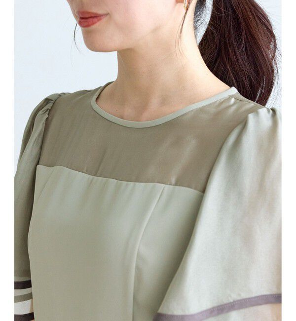 Rope&rsquo;Picnic「【Mon E&rsquo;toile/モンエトワール】フレア袖ビスチェデザインワンピース」|ドレス|