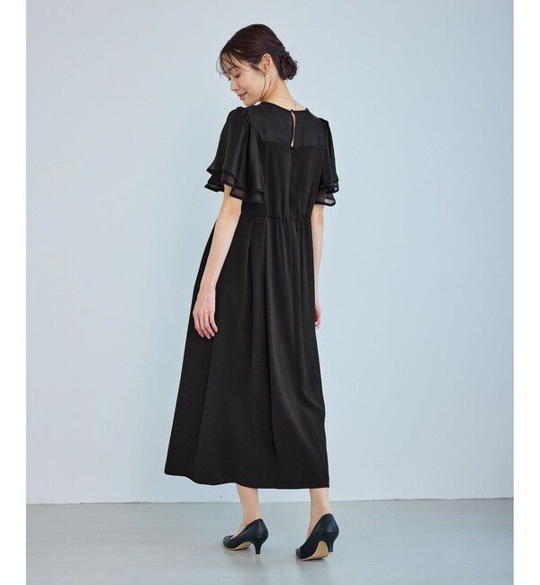 Rope&rsquo;Picnic「【Mon E&rsquo;toile/モンエトワール】フレア袖ビスチェデザインワンピース」|ドレス|