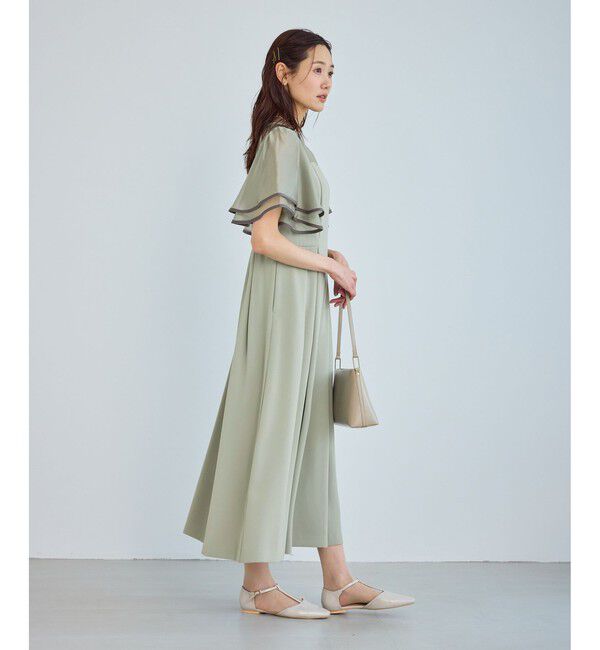 Rope&rsquo;Picnic「【Mon E&rsquo;toile/モンエトワール】フレア袖ビスチェデザインワンピース」|ドレス|