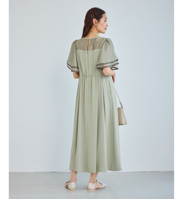 Rope&rsquo;Picnic「【Mon E&rsquo;toile/モンエトワール】フレア袖ビスチェデザインワンピース」|ドレス|