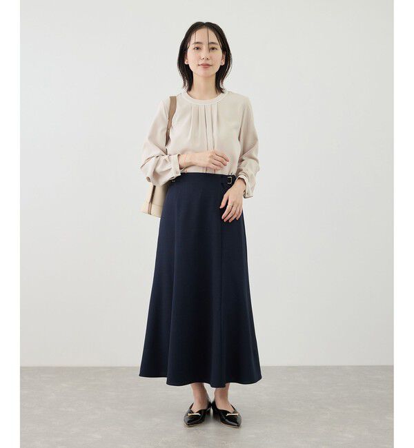 Rope&rsquo;Picnic「【WEB限定サイズ】配色アソートフロントタックブラウス」|シャツ・ブラウス|