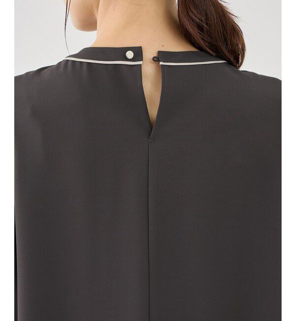 Rope&rsquo;Picnic「【WEB限定サイズ】配色アソートフロントタックブラウス」|シャツ・ブラウス|