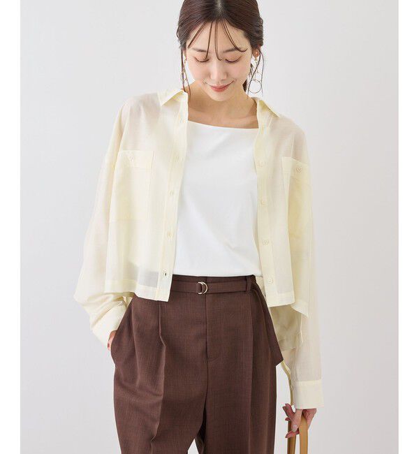 Rope&rsquo;Picnic「カールマイヤーシアーシャツ」|シャツ・ブラウス|
