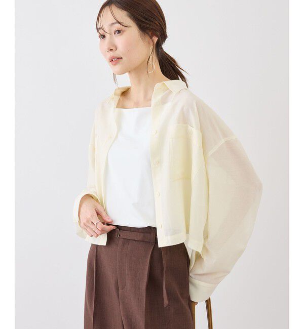 Rope&rsquo;Picnic「カールマイヤーシアーシャツ」|シャツ・ブラウス|