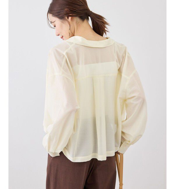 Rope&rsquo;Picnic「カールマイヤーシアーシャツ」|シャツ・ブラウス|