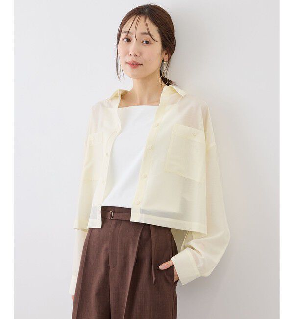 Rope&rsquo;Picnic「カールマイヤーシアーシャツ」|シャツ・ブラウス|