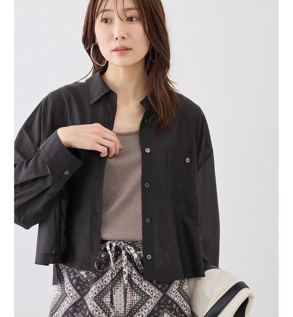 Rope&rsquo;Picnic「カールマイヤーシアーシャツ」|シャツ・ブラウス|