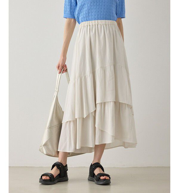 Rope&rsquo;Picnic「ダンダンティアードスカート」|スカート|