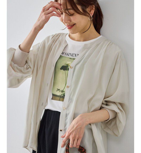 Rope&rsquo;Picnic「布帛カーディガン」|カーディガン|