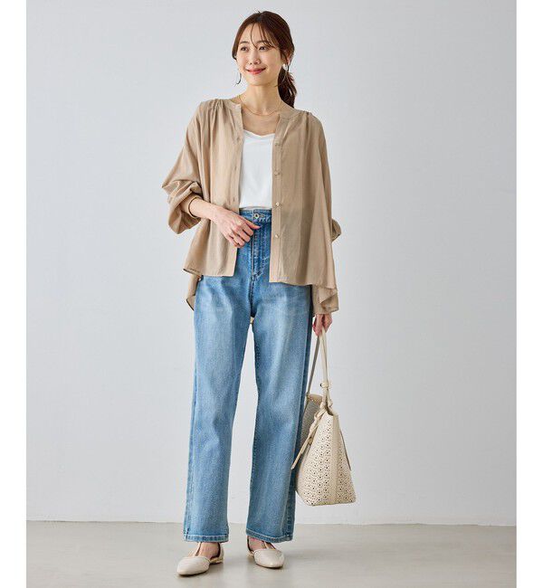 Rope&rsquo;Picnic「布帛カーディガン」|カーディガン|