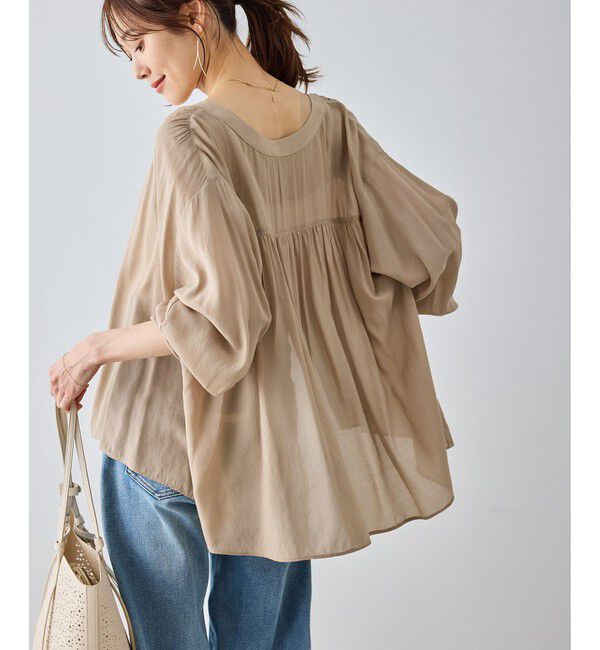 Rope&rsquo;Picnic「布帛カーディガン」|カーディガン|