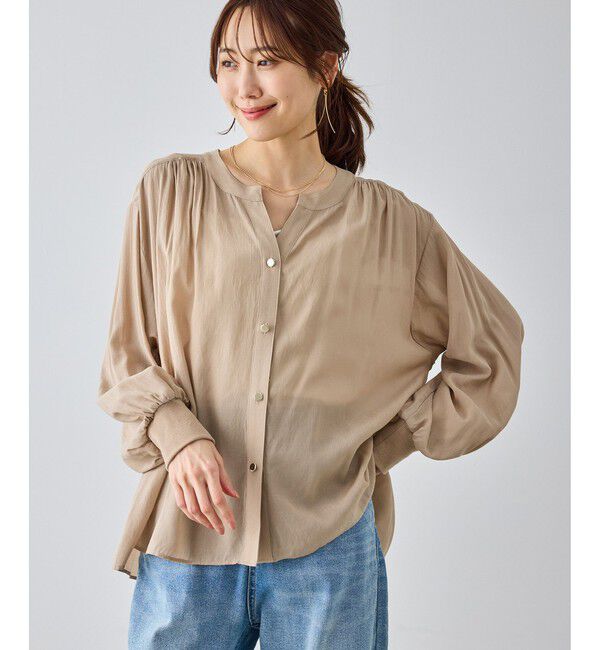 Rope&rsquo;Picnic「布帛カーディガン」|カーディガン|