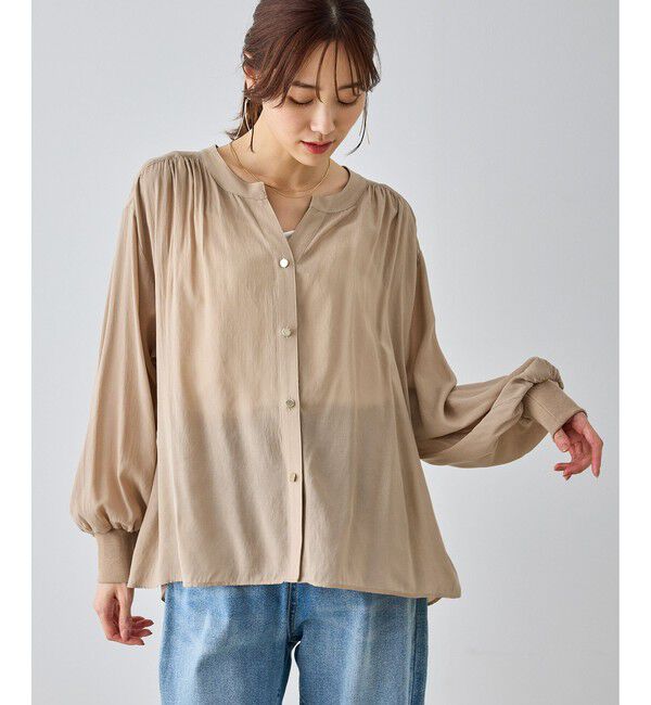 Rope&rsquo;Picnic「布帛カーディガン」|カーディガン|