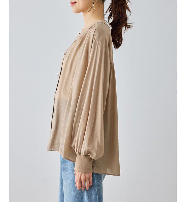 Rope&rsquo;Picnic「布帛カーディガン」|カーディガン|