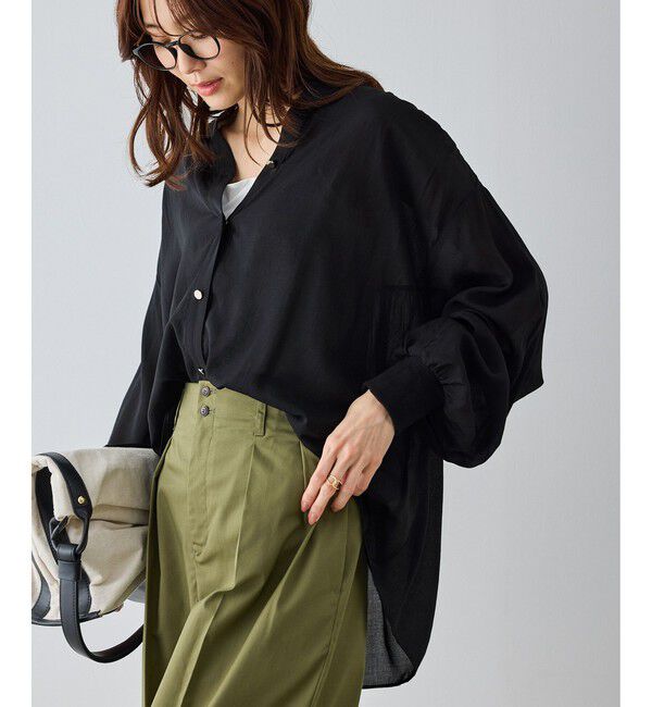 Rope&rsquo;Picnic「布帛カーディガン」|カーディガン|