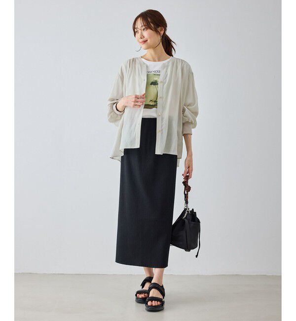 Rope&rsquo;Picnic「布帛カーディガン」|カーディガン|