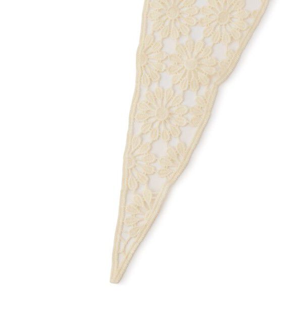 ROPE PICNIC PASSAGE「ヴィンテージライクマルチレーススカーフ」|バンダナ・スカーフ|