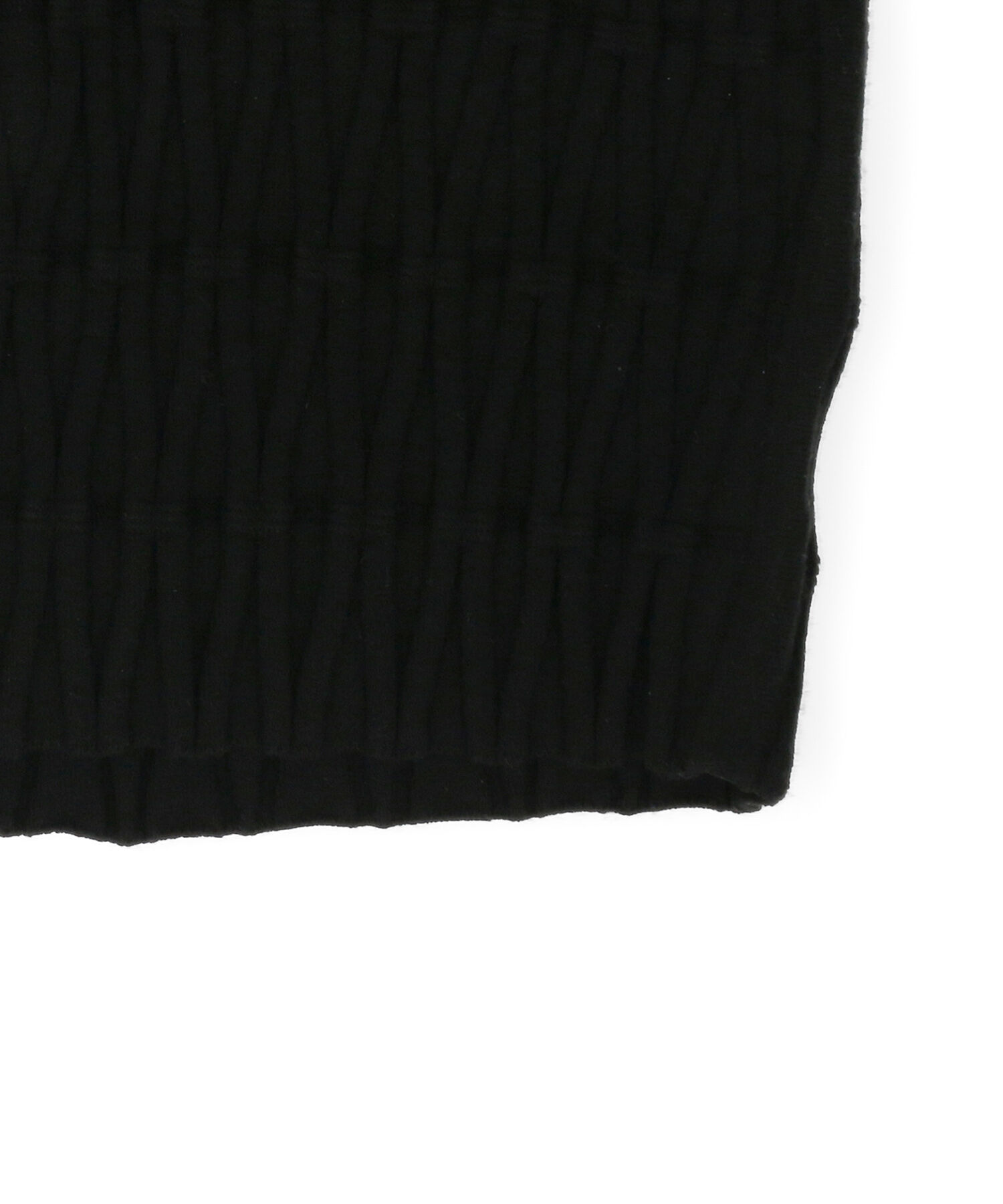 ADAM ET ROPE'「【サステナブル・セットアップ対応・WEB限定】チェック＆リブニットブラトップ」|チューブトップ|