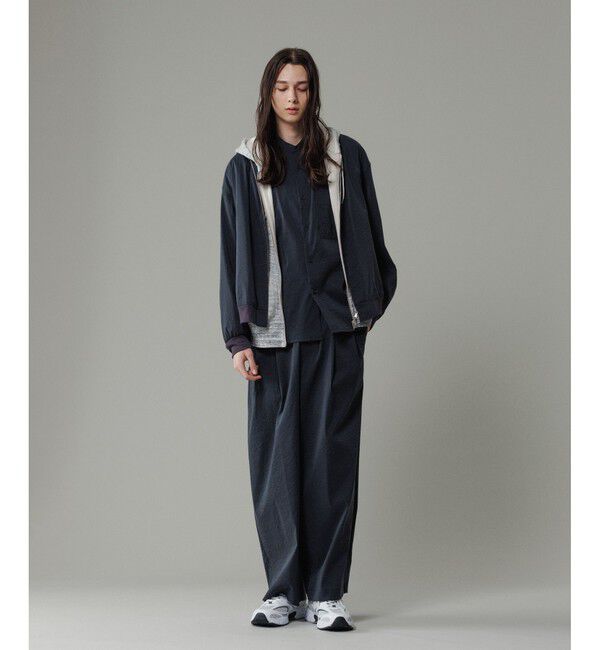 ADAM ET ROPE'「 【リバーシブル/パイル】スウェット フルジップ パーカー / ロングシーズン着用可能」|パーカー|