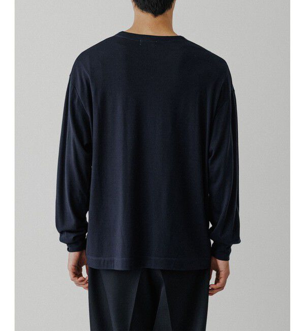 ADAM ET ROPE'「【NIKKE】ウール天竺 ロングスリーブ ニットTシャツ」|Tシャツ・カットソー|