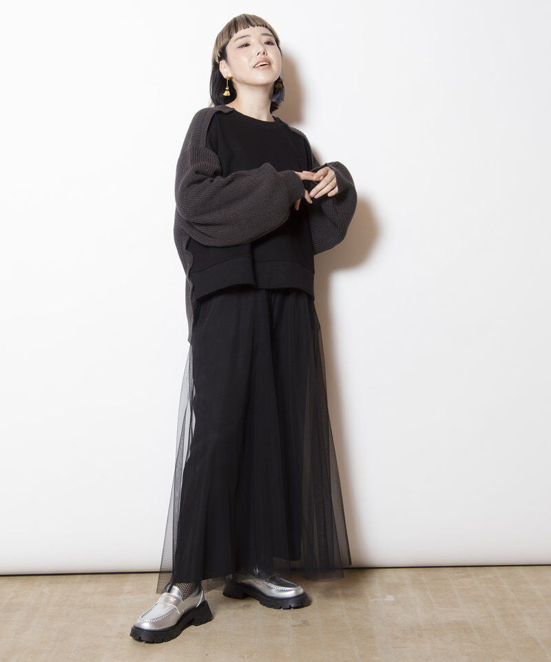  「チュールレイヤードパンツ」|その他|