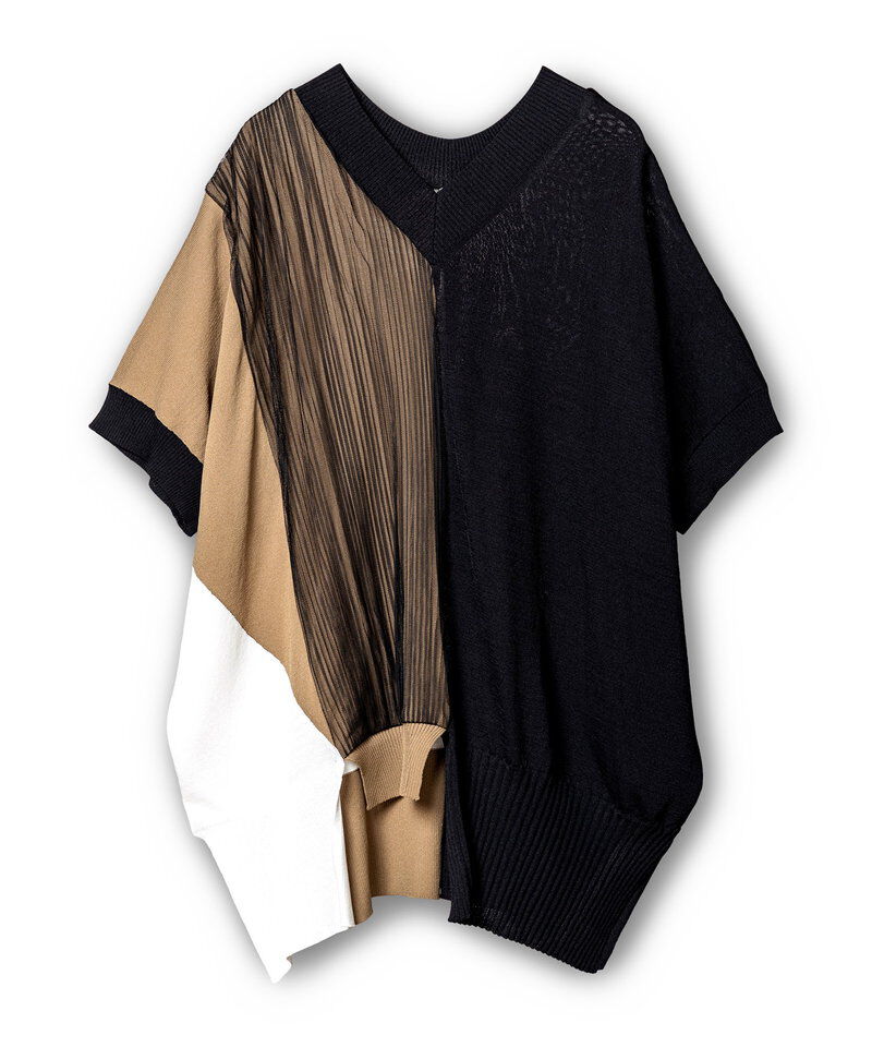  「2WAY切替ニットプルオーバー」|ニット・セーター|