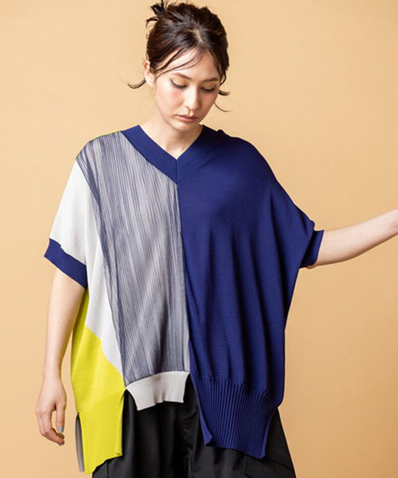  「2WAY切替ニットプルオーバー」|ニット・セーター|L.GREEN