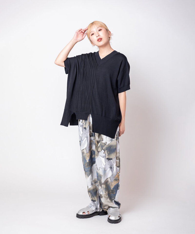  「2WAY切替ニットプルオーバー」|ニット・セーター|