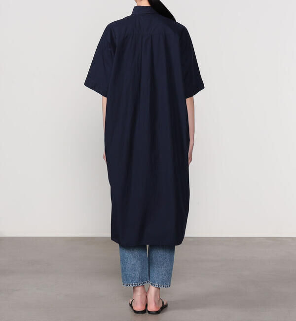 DANTON「DANTON | コットンポプリン 半袖シャツワンピース SOLID WOMEN」|ワンピース|