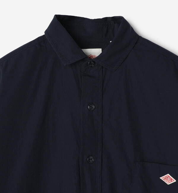 DANTON「DANTON | コットンポプリン 半袖シャツワンピース SOLID WOMEN」|ワンピース|