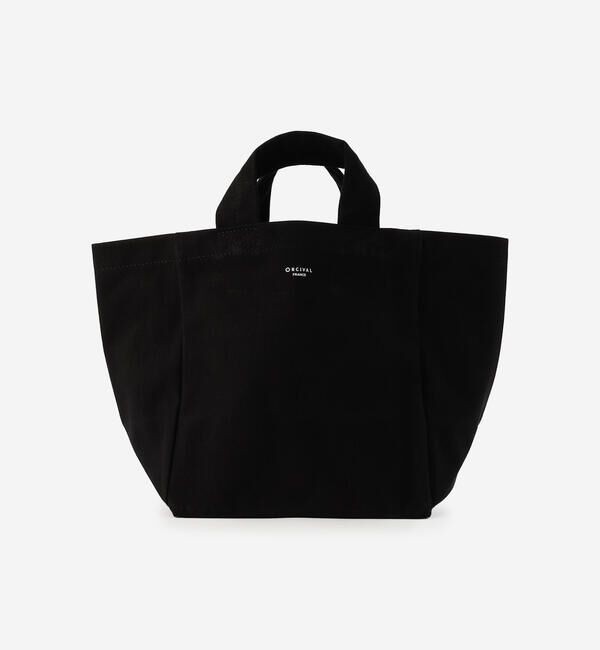 ORCIVAL「ORCIVAL | PVCコットントートバッグ・小」|トートバッグ|BLACK