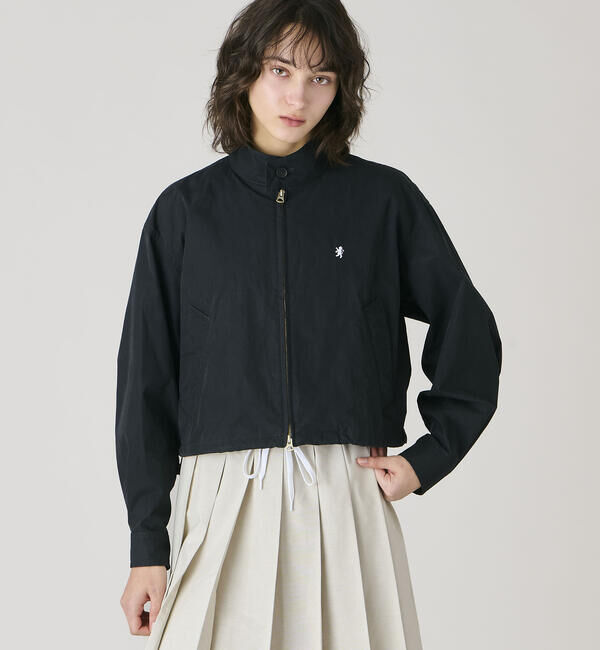 GYMPHLEX「Gymphlex | ショートジップブルゾン WOMEN」|その他|BLACK