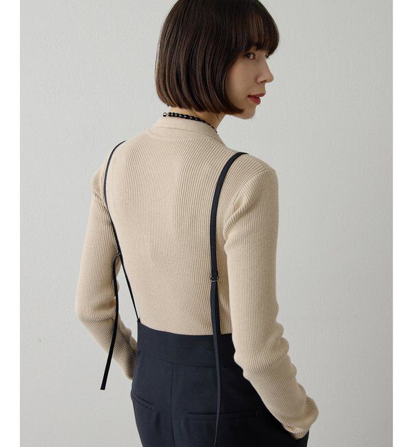  「ニットポロボディスーツ」|ニット・セーター|