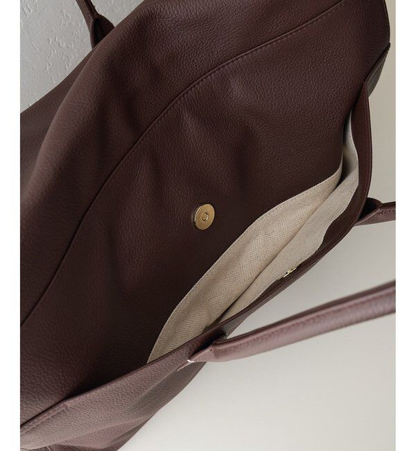 Hoaw.「【Hoaw.】スクエアフラップボストン」|トートバッグ|