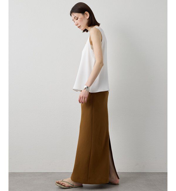 Drawing Numbers「【Drawing Numbers】ダブルサテンタンクブラウス」|シャツ・ブラウス|