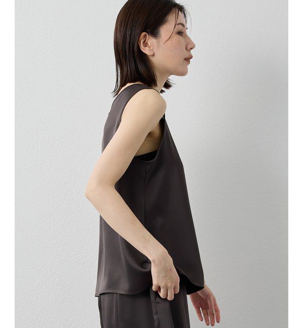 Drawing Numbers「【Drawing Numbers】ダブルサテンタンクブラウス」|シャツ・ブラウス|