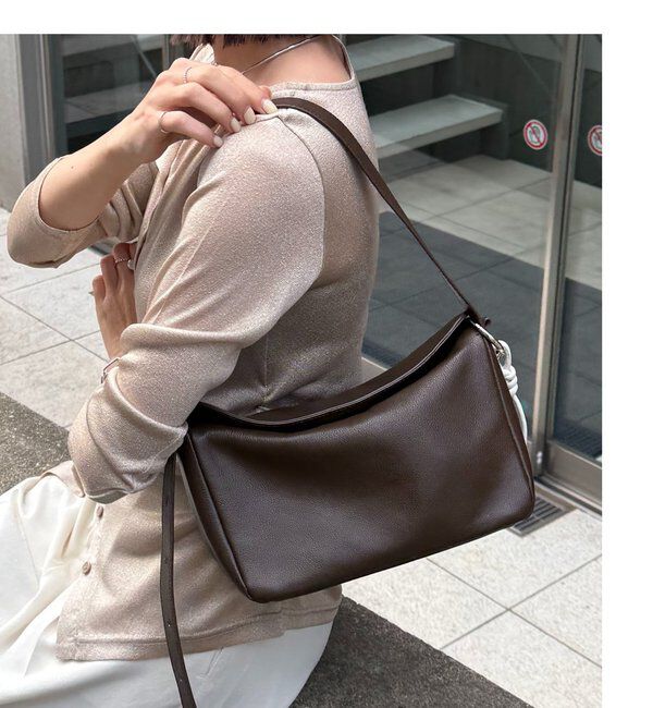  「《人気インフルエンサー企画》メタルレスレザーバッグ」|トートバッグ|