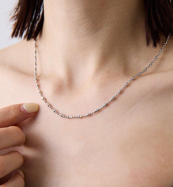  「【PAPILLONNER/パピヨネ】ボールチェーンアレンジネックレス」|ネックレス|