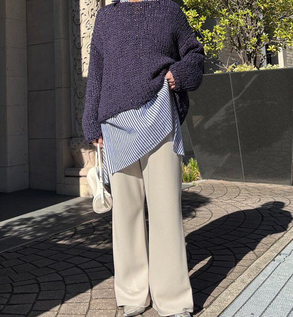  「バイヤスセミフレアパンツ」|チノ|