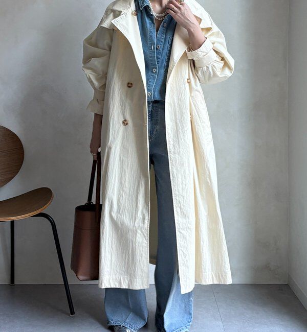  「ライナー付トレンチコート」|その他|アイボリー