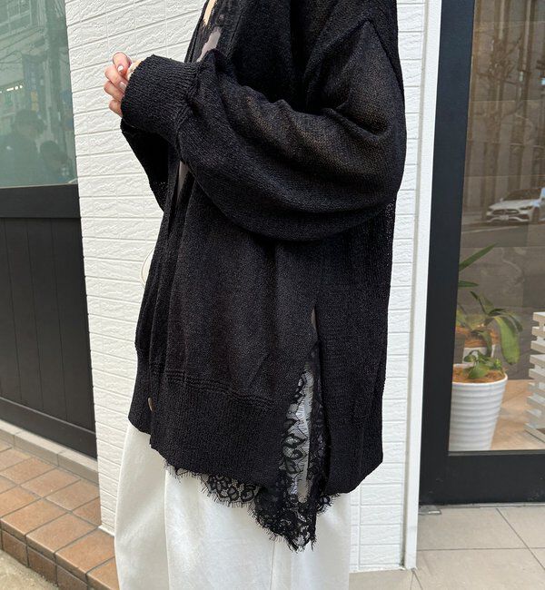  「ショート丈アシメレースキャミ」|シャツ・ブラウス|