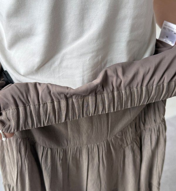  「【WEB限定】ボイルギャザーティアードスカート」|スカート|