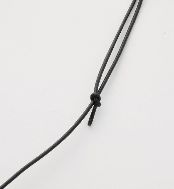  「【存在感抜群】プレートスライドコードネックレス」|ネックレス|