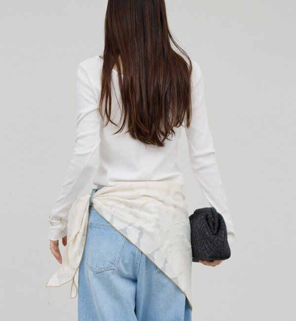  「シフォンジャガードスカーフ」|バンダナ・スカーフ|