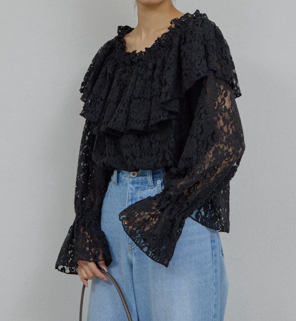  「オフショルレースブラウス」|シャツ・ブラウス|
