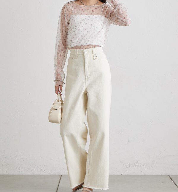  「ハートチャーム付きカラーパンツ」|チノ|