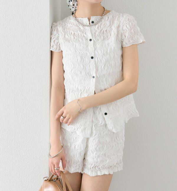  「エアリーシャーリングブラウス」|シャツ・ブラウス|