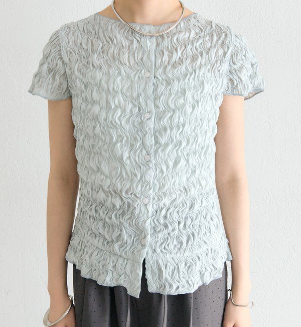  「エアリーシャーリングブラウス」|シャツ・ブラウス|