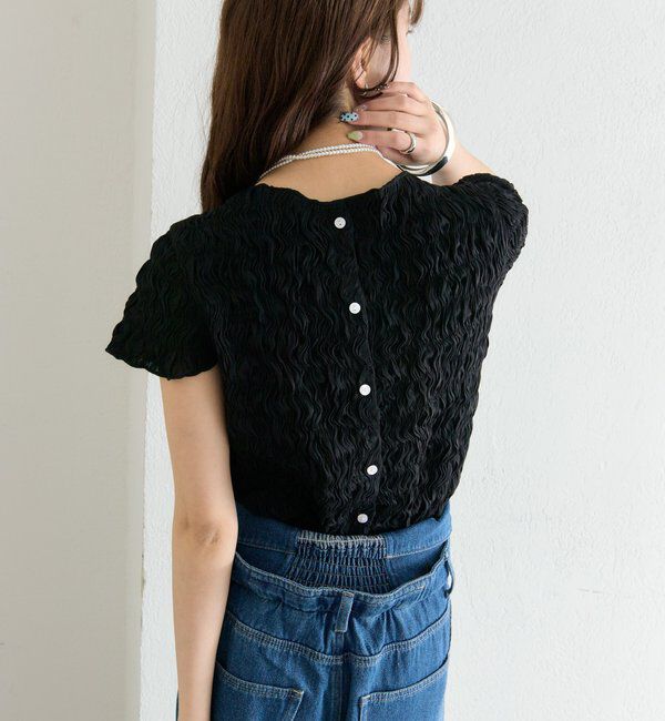  「エアリーシャーリングブラウス」|シャツ・ブラウス|