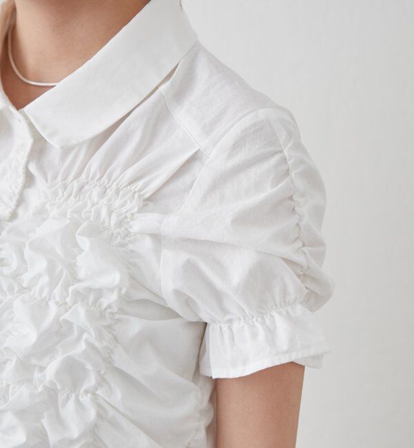  「シャーリングシェイプシャツ」|シャツ・ブラウス|